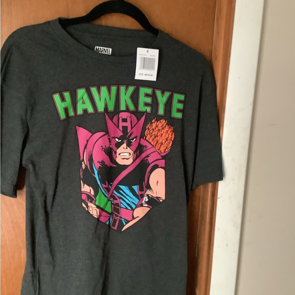 Marvel Hawkeye  Black Graphic Tee
